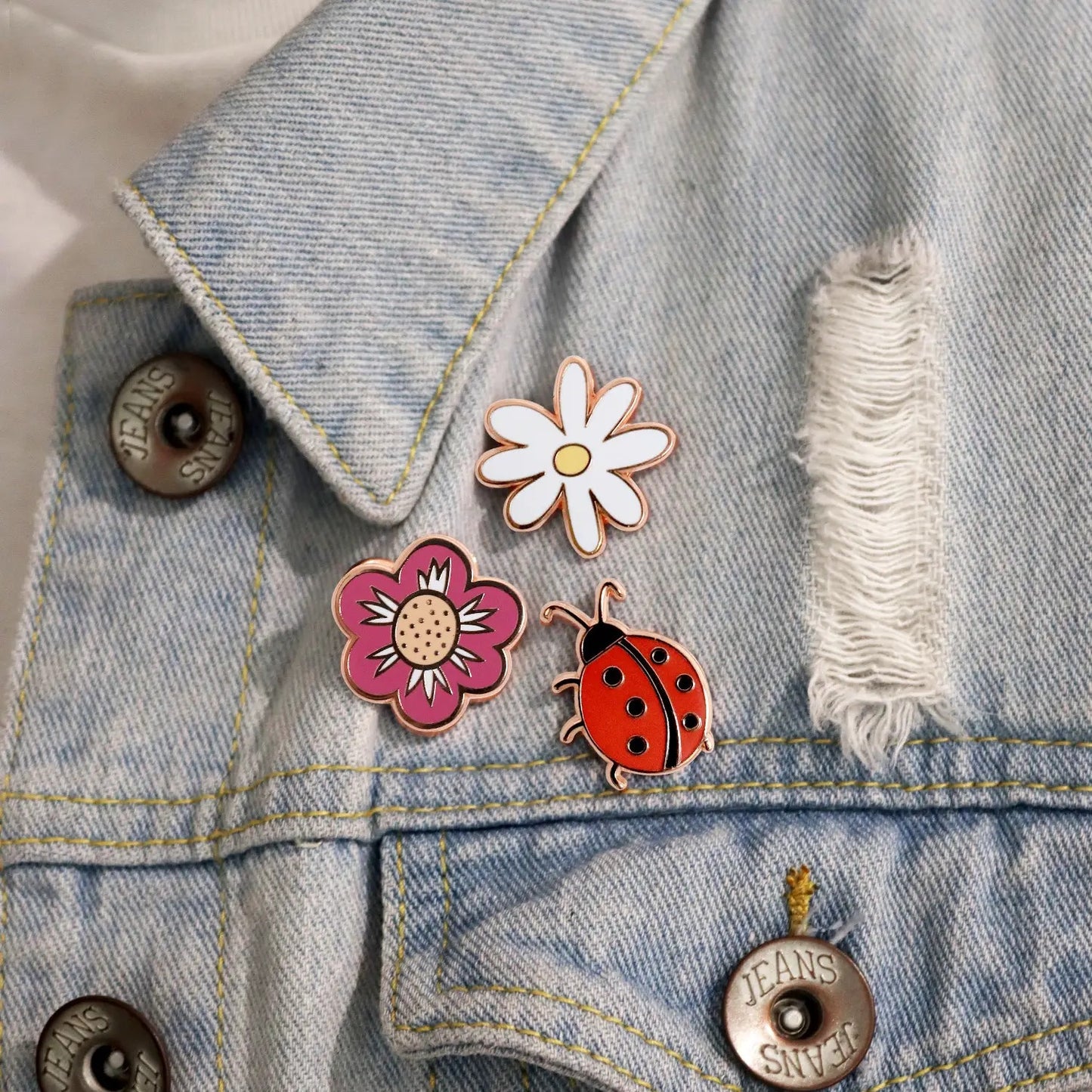 Keepsake Pin Thank You Daisy
