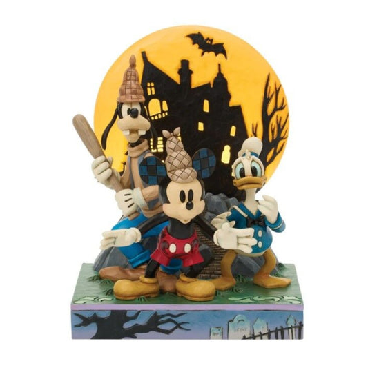 DISNEY TRADITIONS BY JIM SHORE MICKEY & FRIENDS LONESOME GHOSTS LED