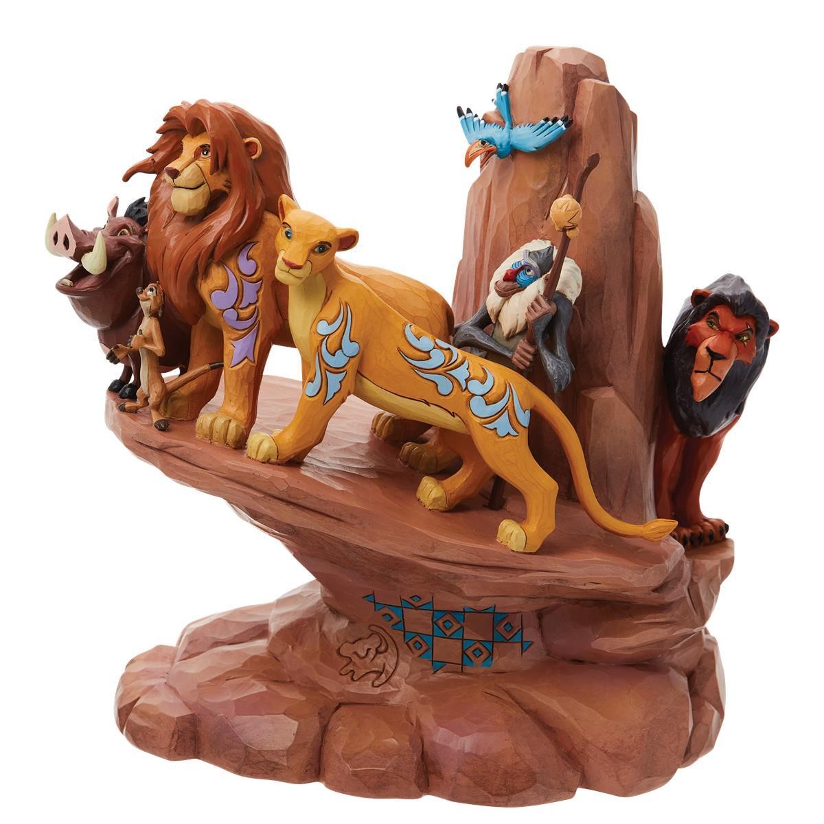 DISNEY TRADITIONS BY JIM SHORE CARVED IN STONE THE LION KING PRIDE ROCK