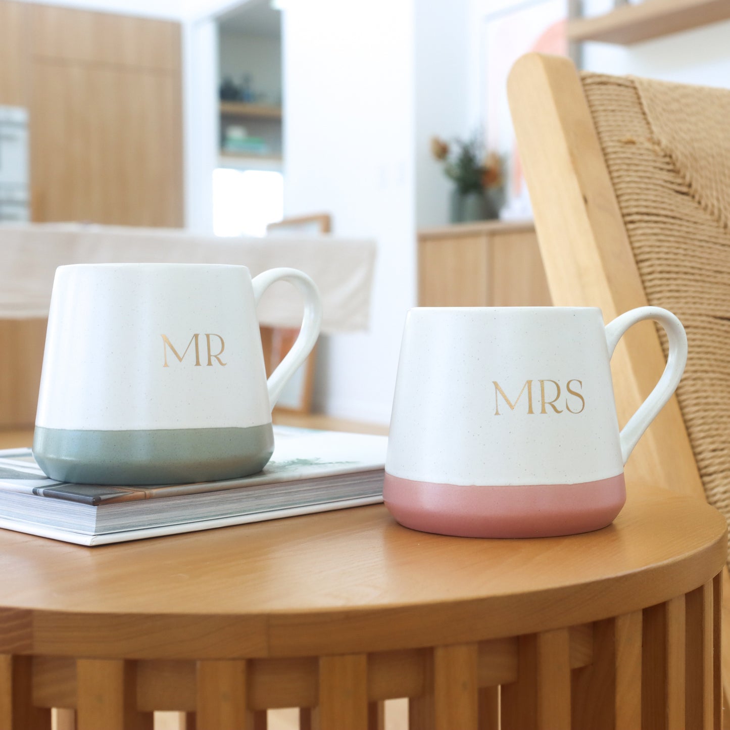 Wedding Mr & Mrs Mug Set Of Two
