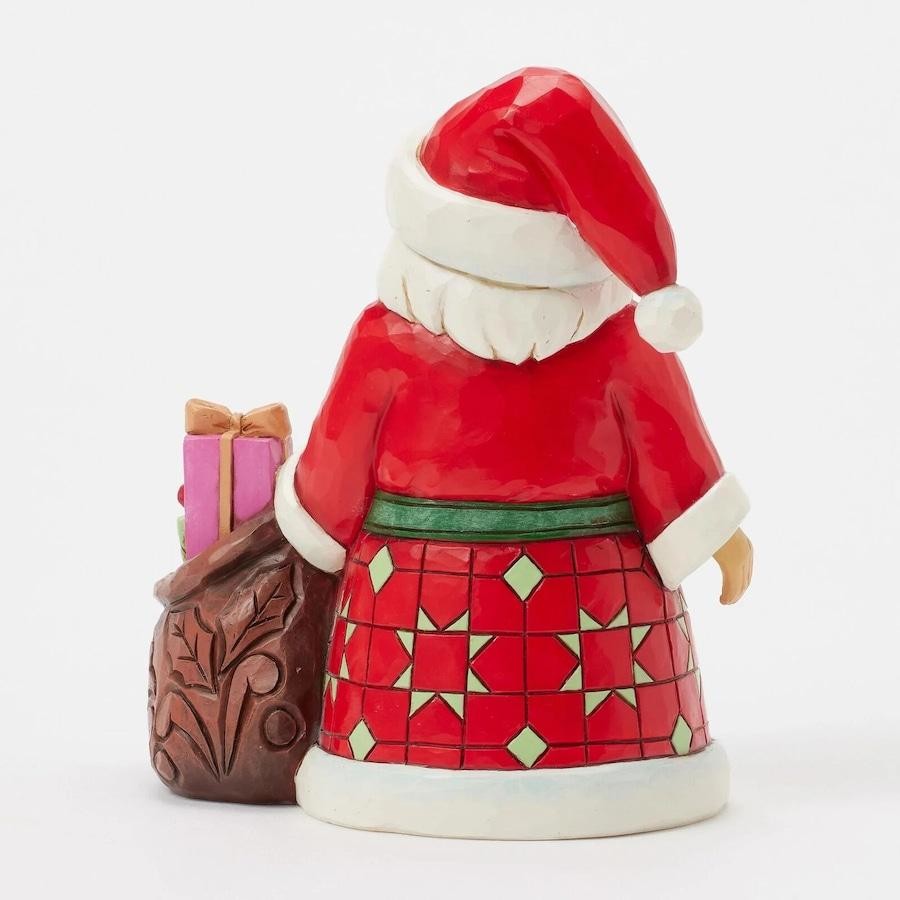Heartwood Creek By Jim Shore Mini Santa With Toy Bag Figurine