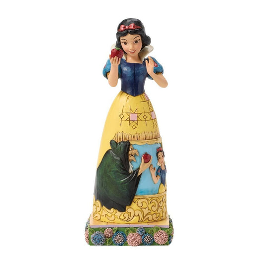 DISNEY TRADITIONS BY JIM SHORE SNOW WHITE APPLE WITH SCENE