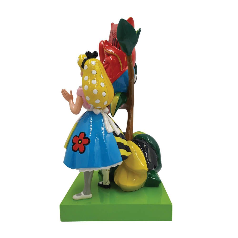 DISNEY BRITTO ALICE IN WONDERLAND 70TH ANNIVERSARY LARGE FIGURINE