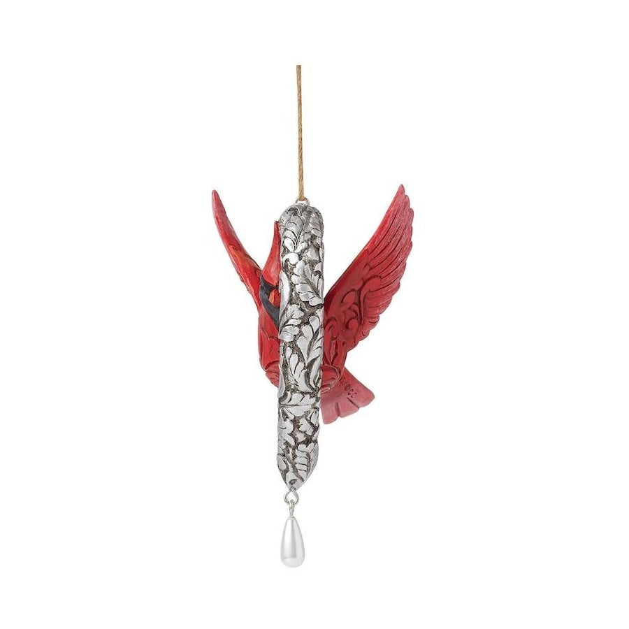 Heartwood Creek By Jim Shore Cardinal In Heart Hanging Ornament