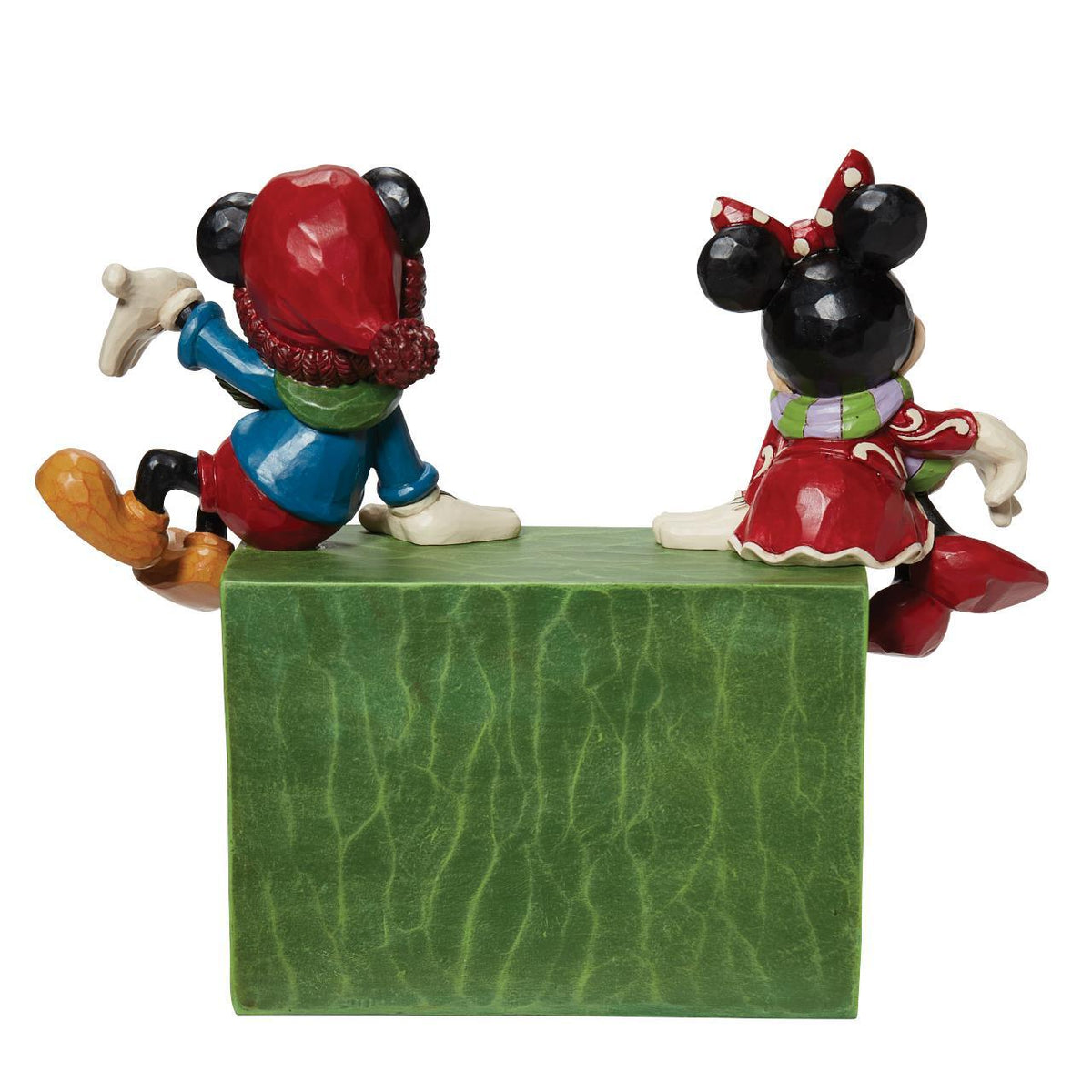 DISNEY TRADITIONS BY JIM SHORE MICKEY & MINNIE COUNTDOWN 18CM