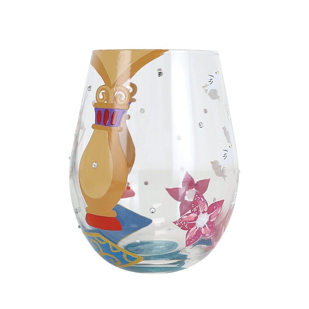 Disney Lolita Stemless Glass Jasmine 'Let Your Dreams Soar'