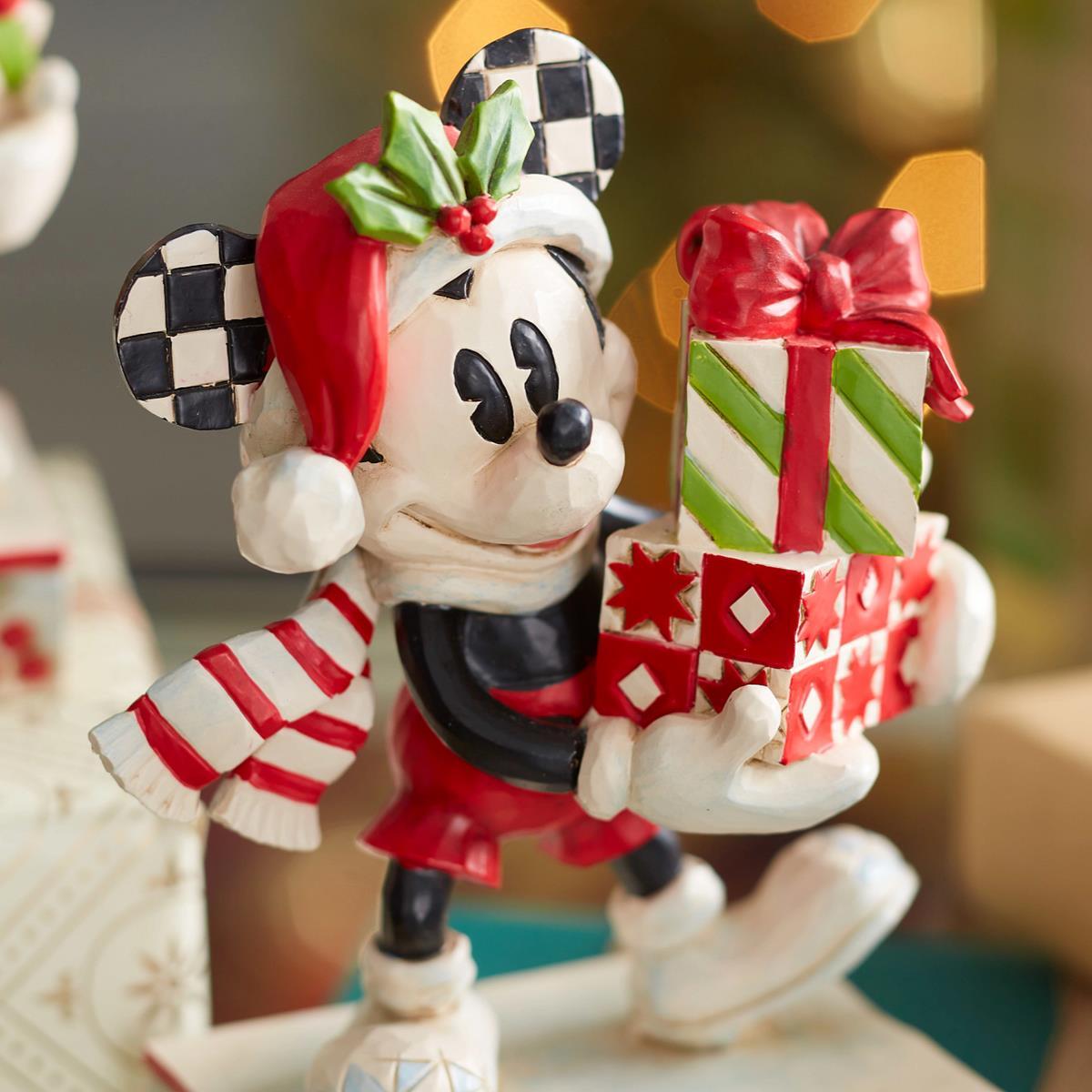 DISNEY TRADITIONS BY JIM SHORE MICKEY STACKED PRESENTS 11CM