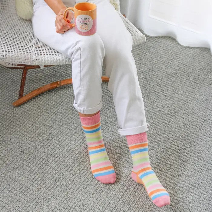 Teacher Mug & Sock Set Big Heart