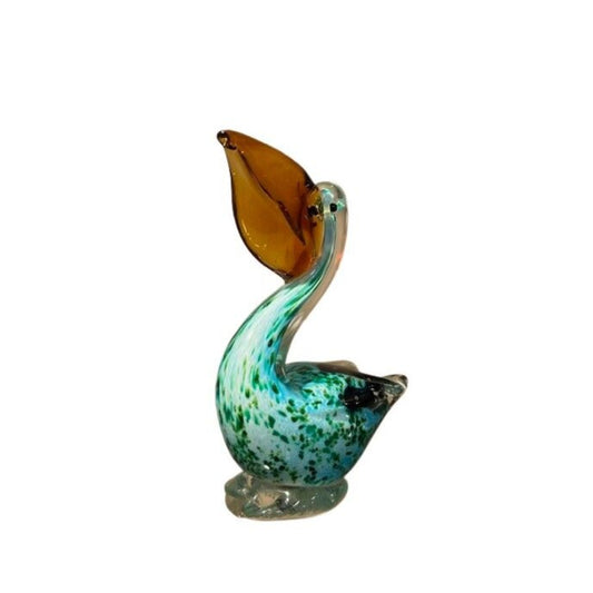 ZIBO ART GLASS PELICAN MARINER