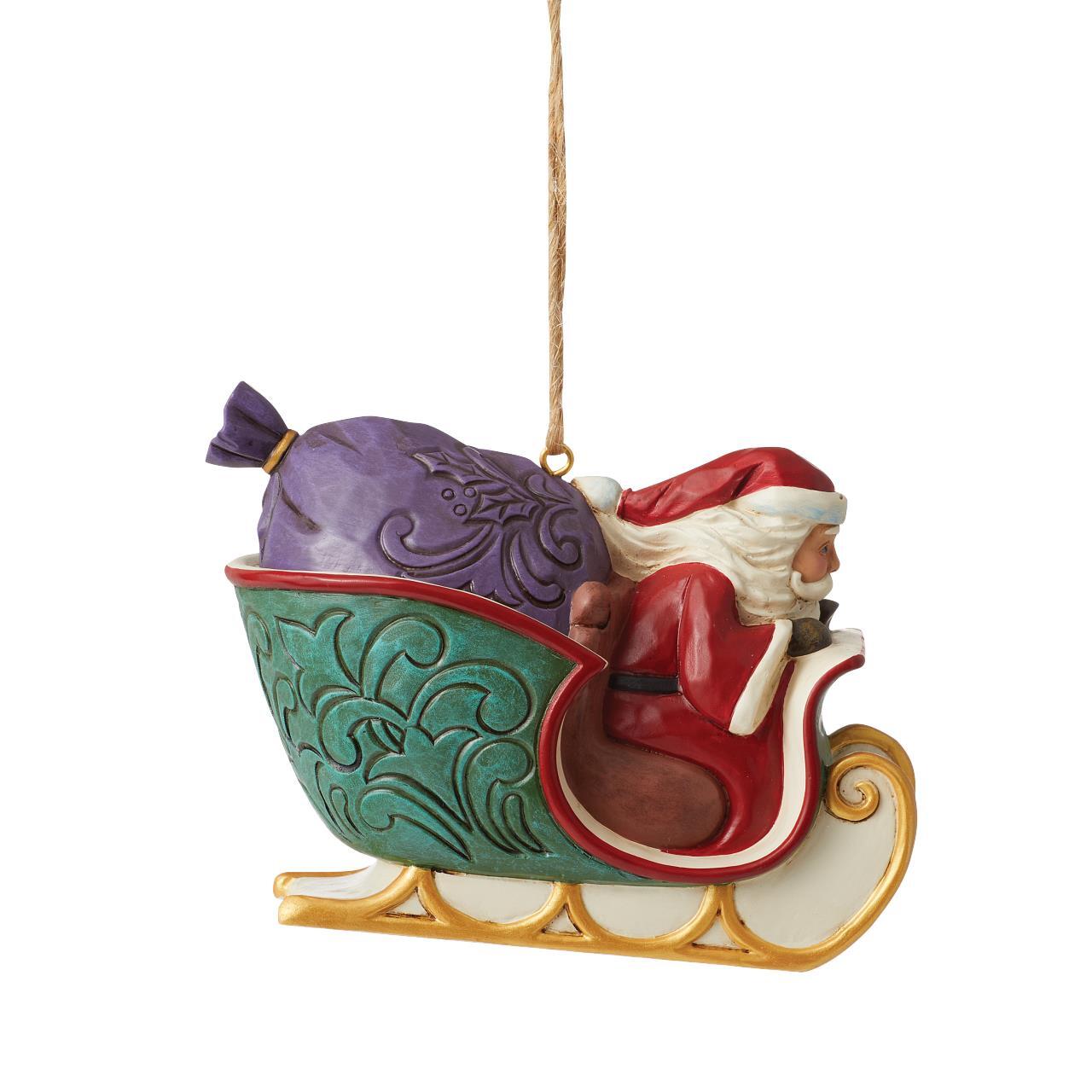 HEARTWOOD CREEK HANGING ORNAMENT NIGHT BEFORE CHRISTMAS SLEIGH