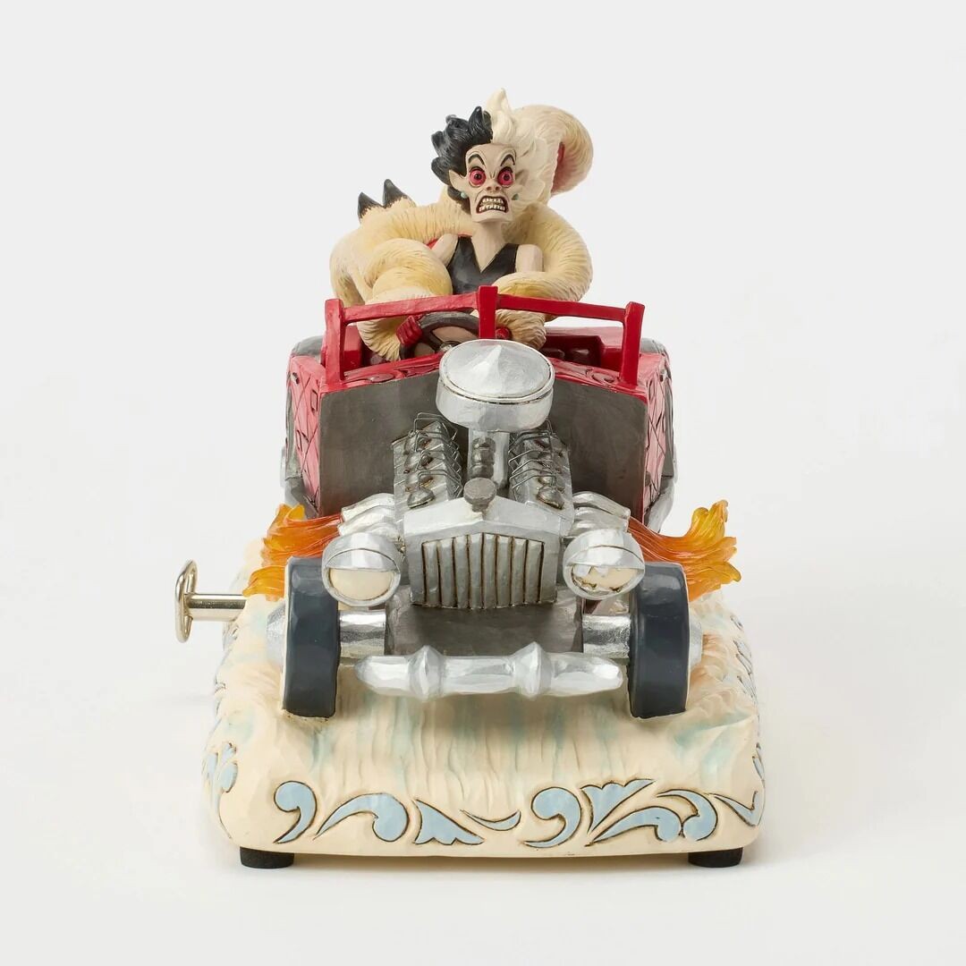 DISNEY TRADITIONS BY JIM SHORE CRUELLE CAR SCENE MUSICAL