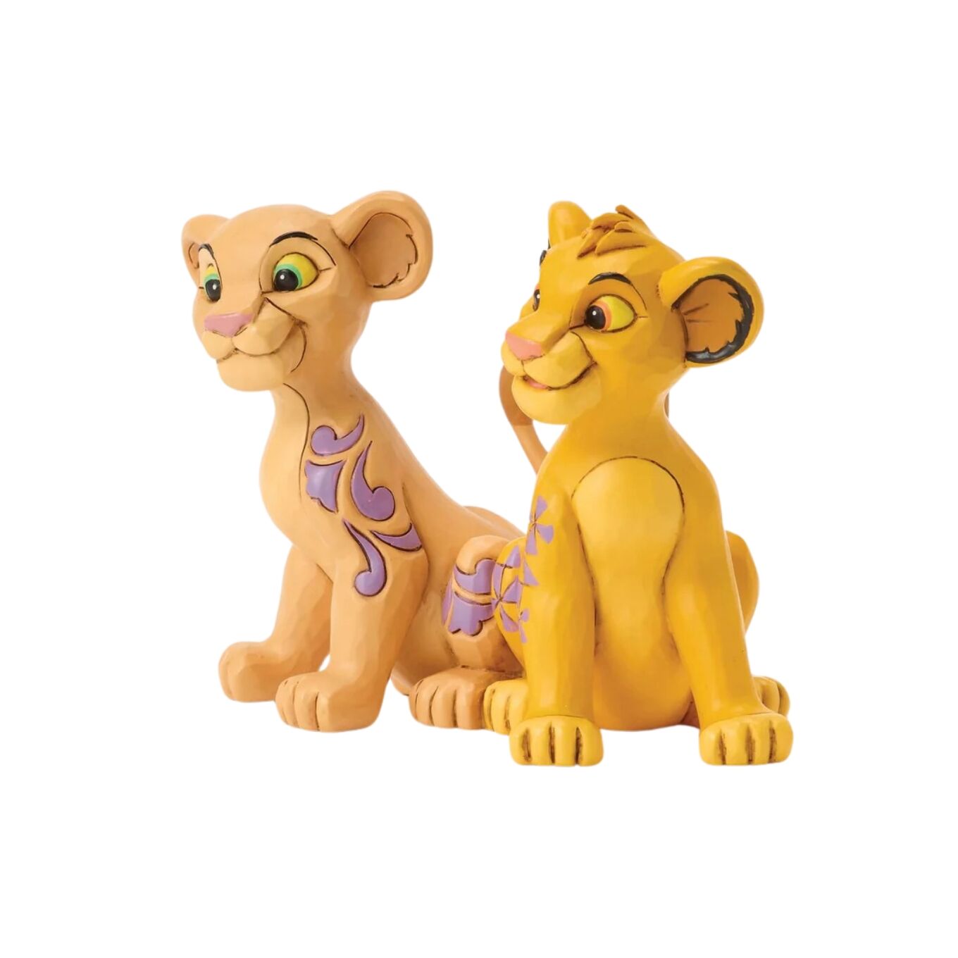 DISNEY TRADITIONS BY JIM SHORE SIMBA & NALA HEART TAILS