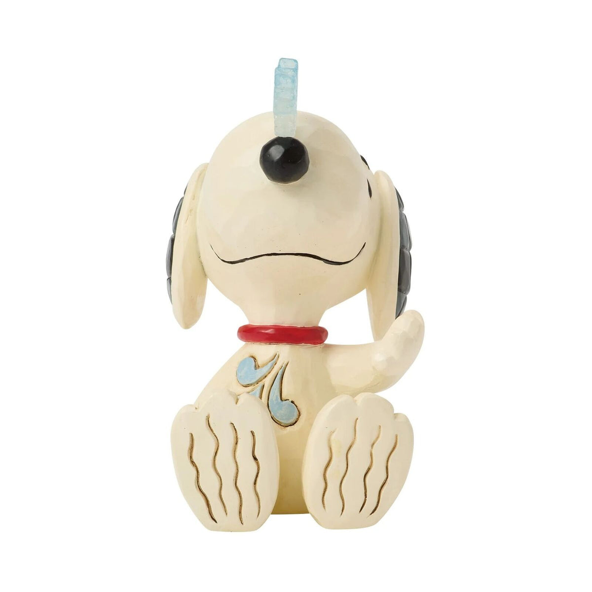 Peanuts By Jim Shore Mini Snoopy With Snowflake On Nose