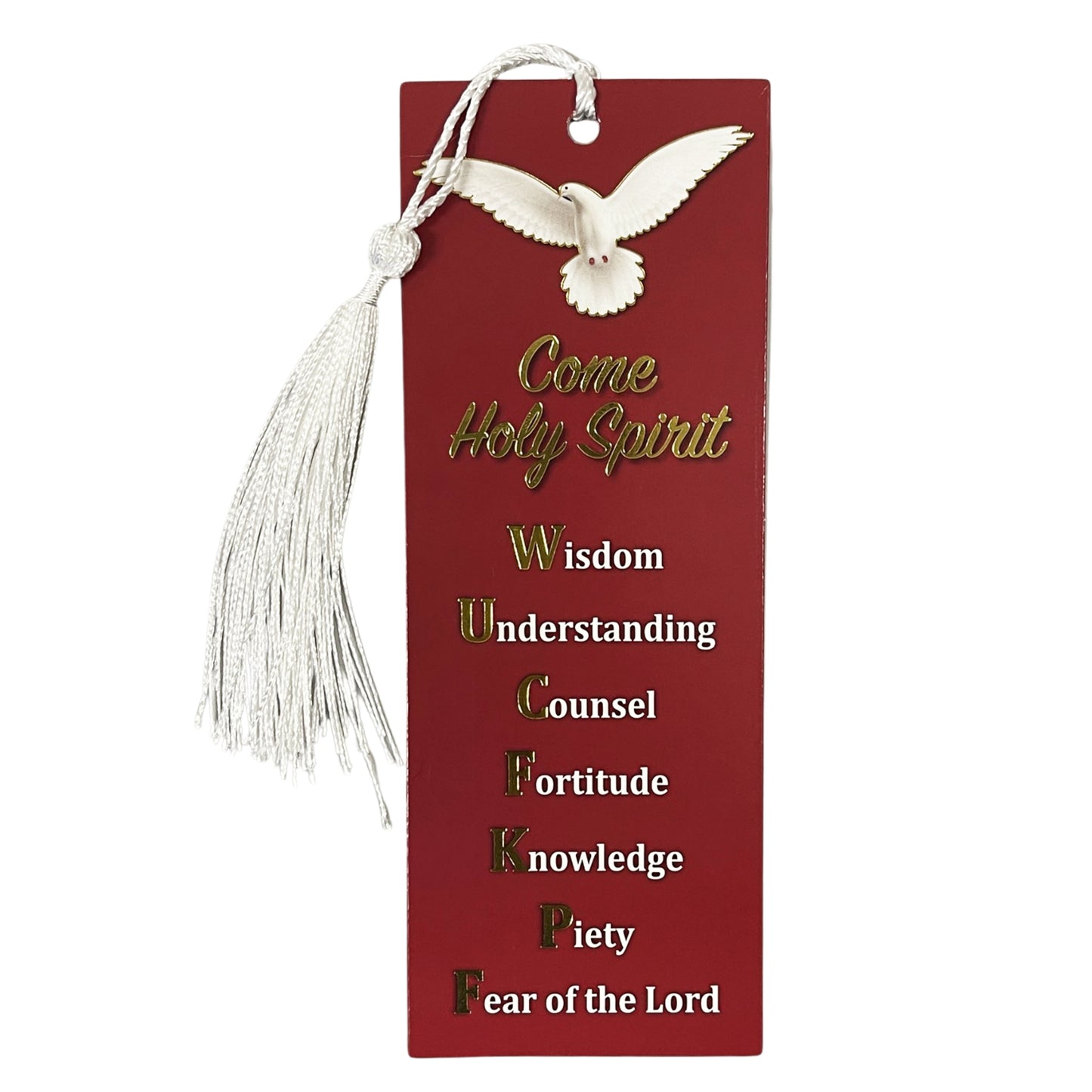 Bookmark Confirmation With Tassel Laminated with Gold Foiling