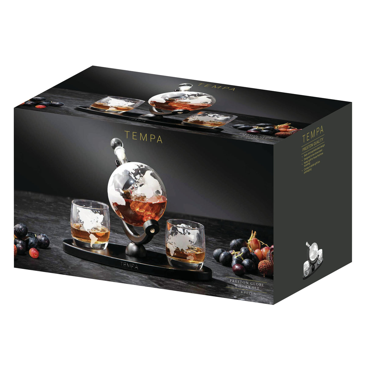 Preston Globe 4 Piece Whisky Set 850ml