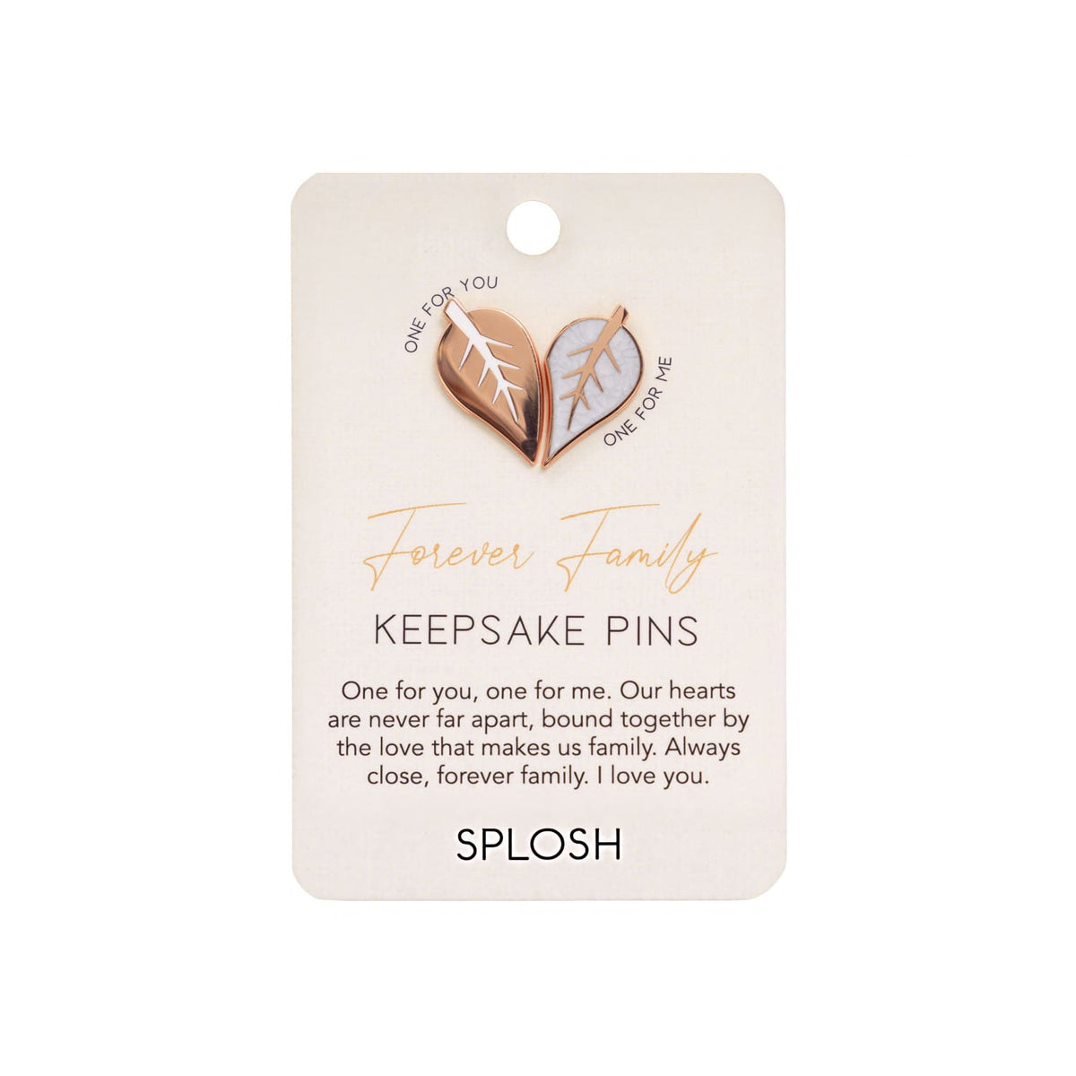 Keepsake Pin Forever Connected Family