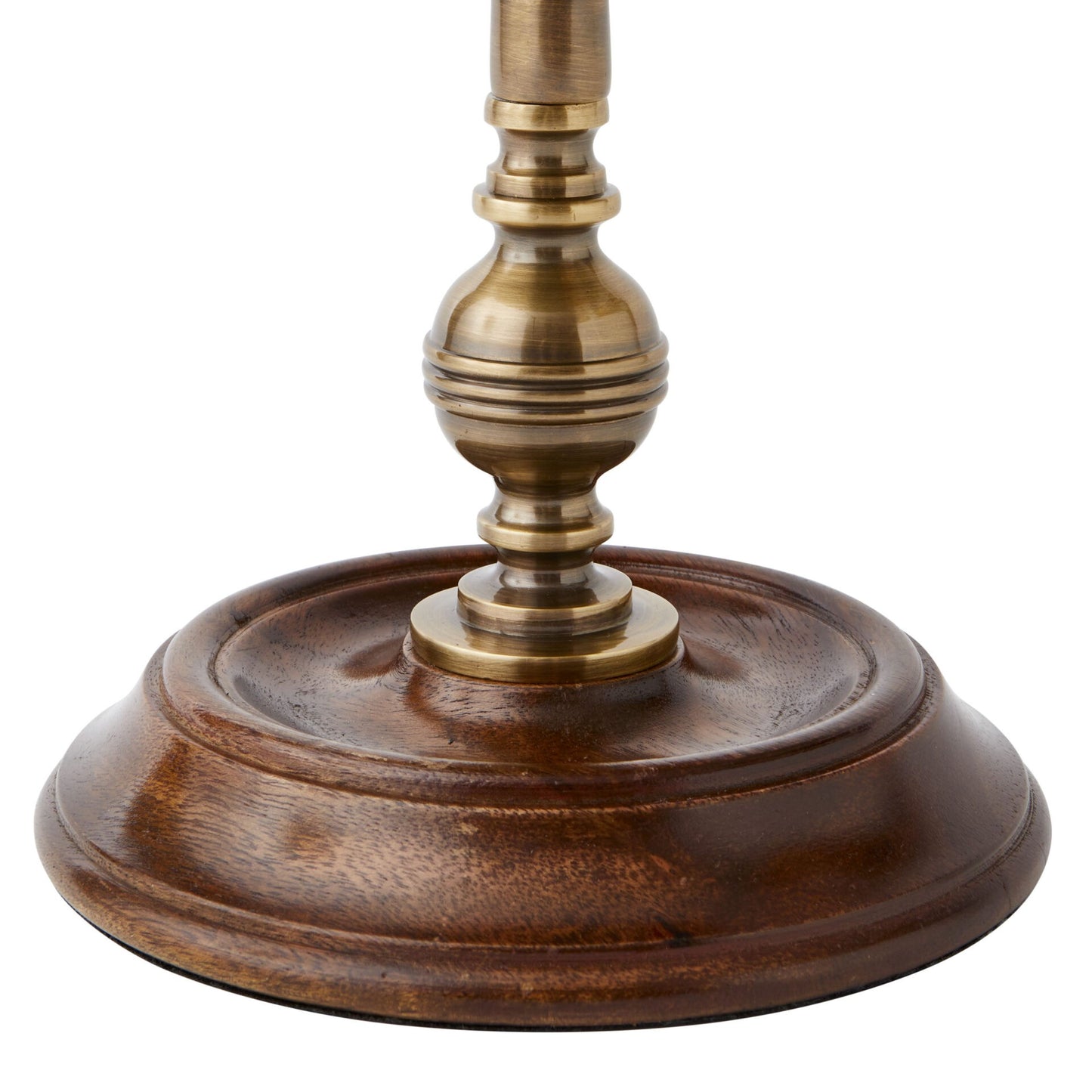 World Globe Brass & Wood Blue