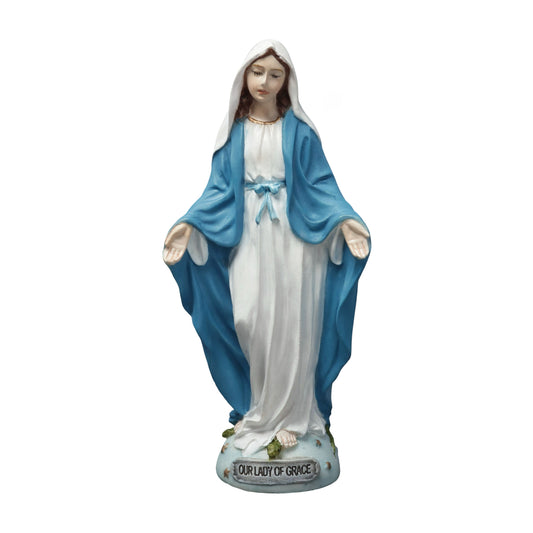 VERONESE DESIGNS MINI RESIN STATUE MIRACULOUS MARY