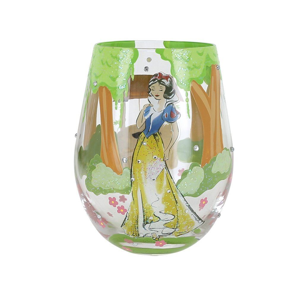 Disney Lolita Stemless Glass Snow White 'Happily Ever After'