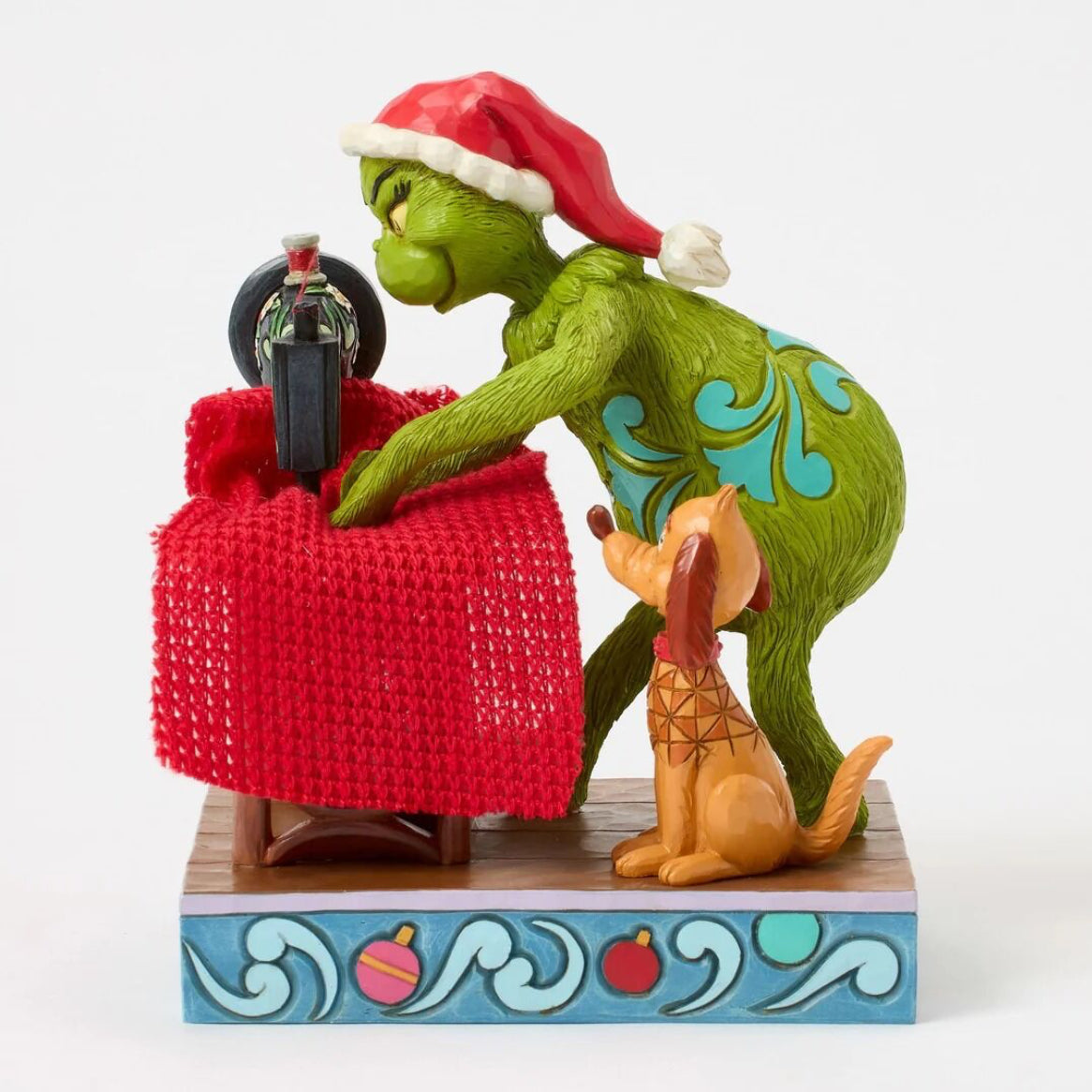 THE GRINCH BY JIM SHORE SEWING SANTA SUIT