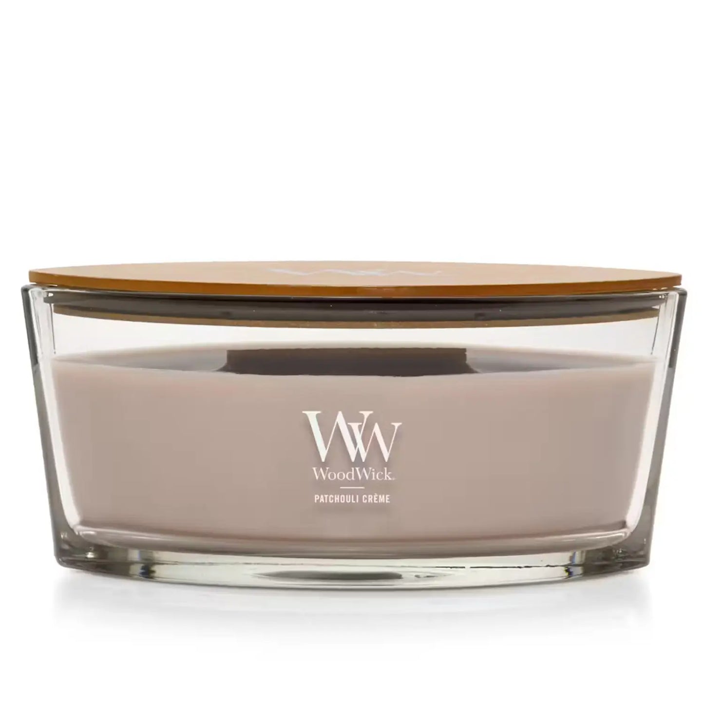 WoodWick Candle Patchouli Crème Ellipse
