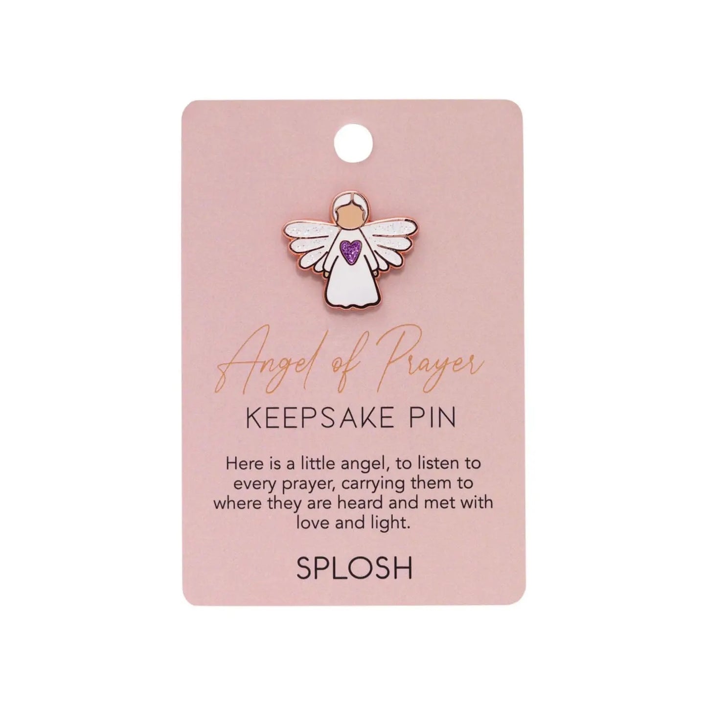 Keepsake Pin Angel Of Prayer