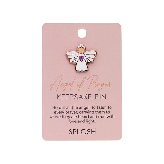 Keepsake Pin Angel Of Prayer