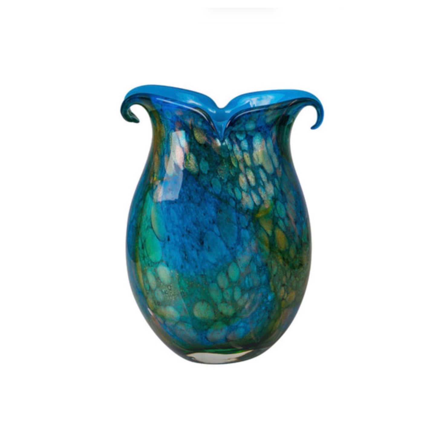 ZIBO ART GLASS VASE SIRENE