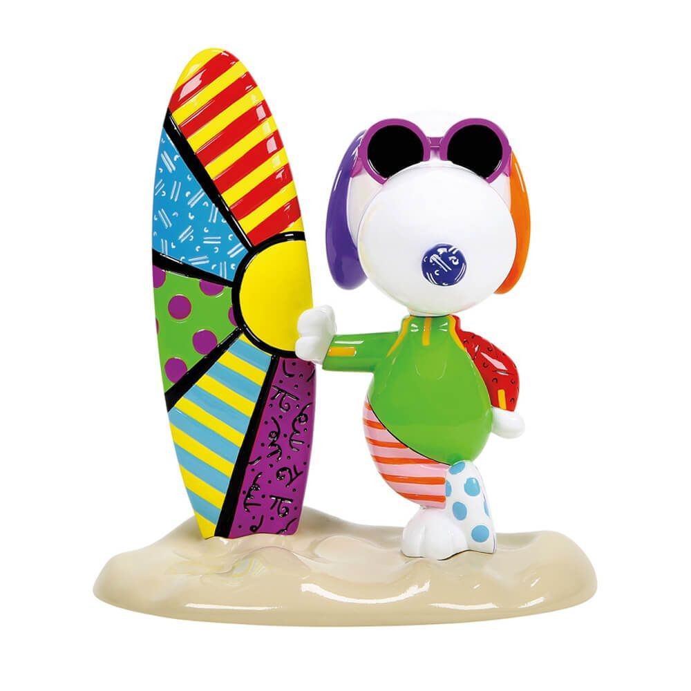Peanuts By Britto Snoopy Joe Cool Surf Figurine