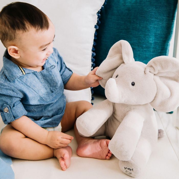 ANIMATED FLAPPY ELEPHANT BY GUND 30.5CM
