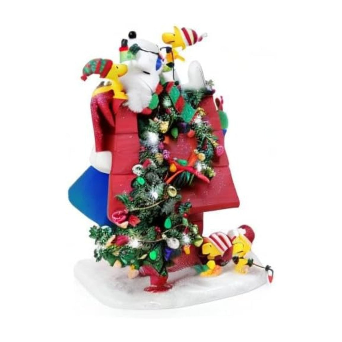POSSIBLE DREAMS PEANUTS SNOOPY & WOODSTOCK DOGHOUSE
