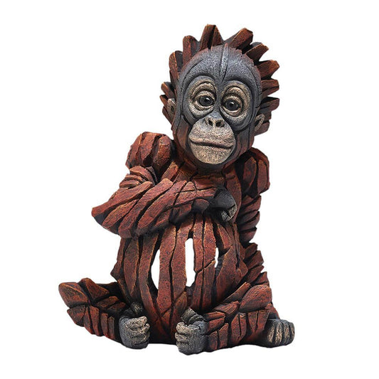 EDGE SCULPTURE BABY ORANGUTAN FIGURE SMALL