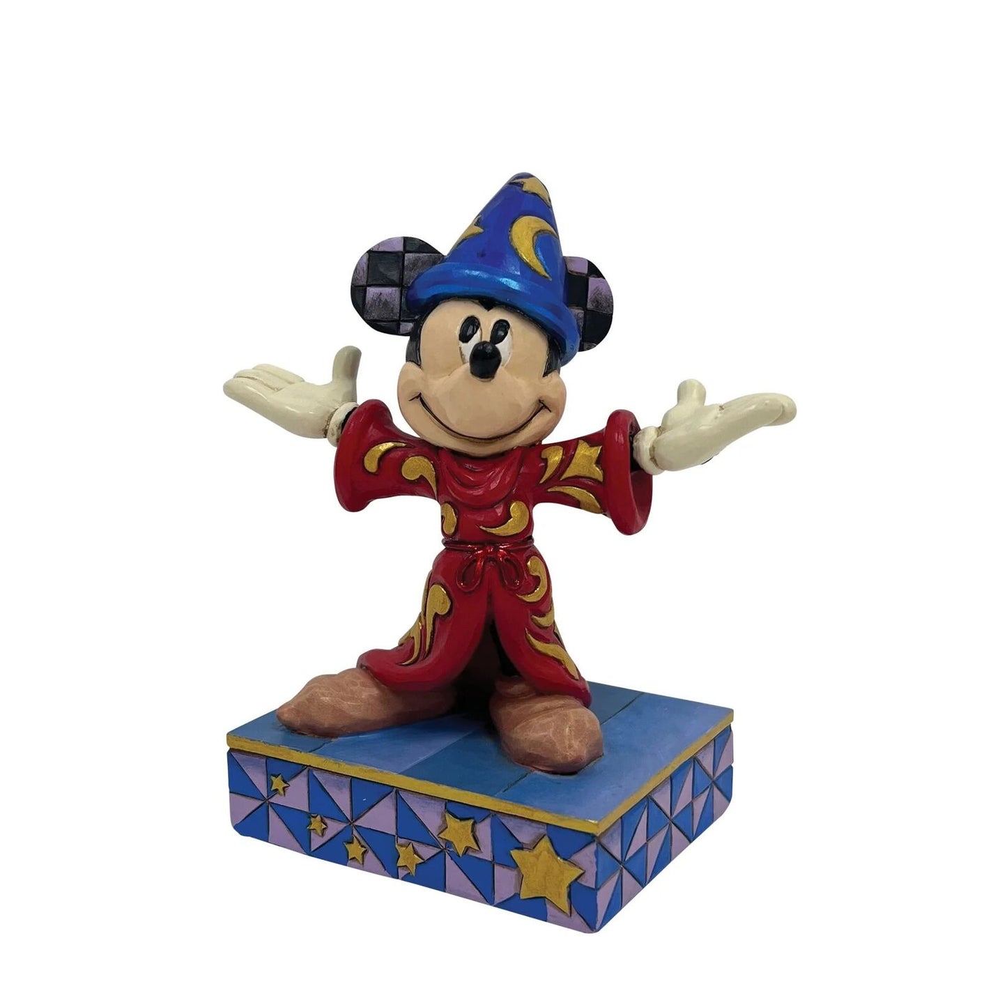DISNEY TRADITIONS BY JIM SHORE SORCERER MICKEY PERSONALITY POSE
