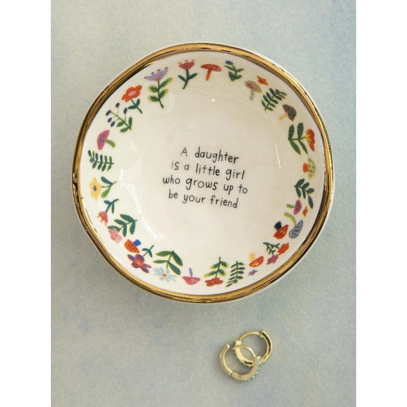 Natural Life Giving Trinket Bowl A Daughter Is A Friend