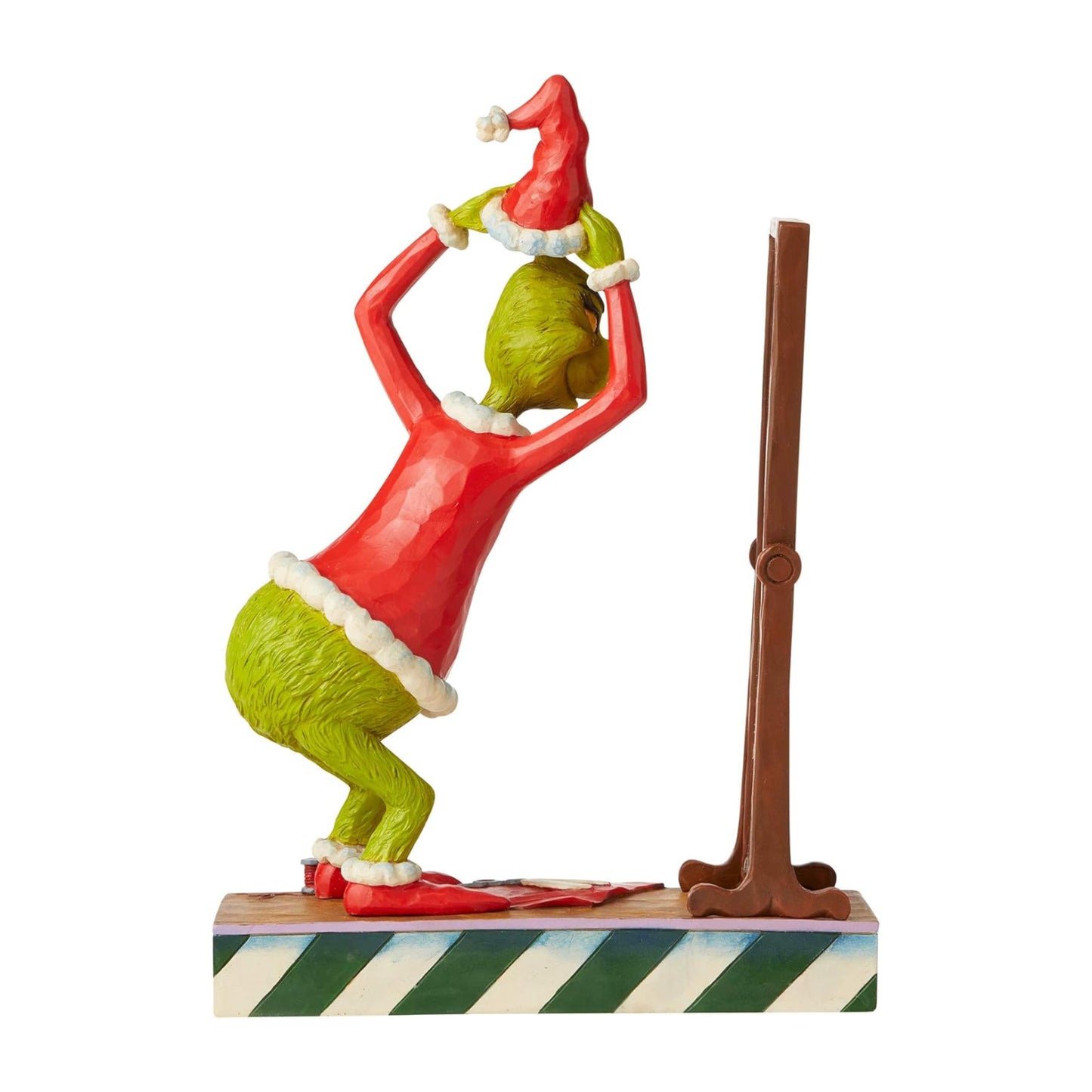 THE GRINCH BY JIM SHORE GRINCH IN SANTA SUIT 22.5CM