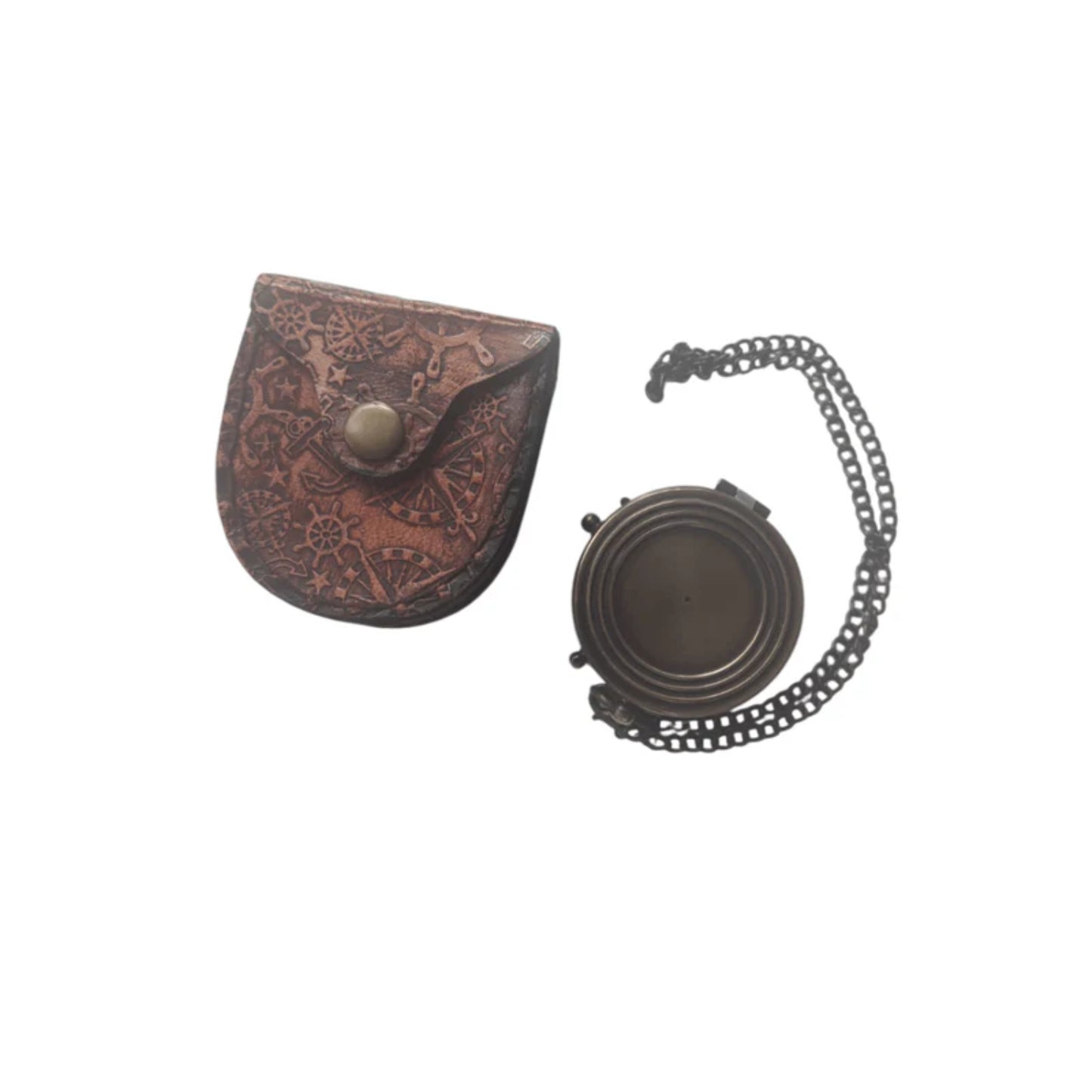 Brass Compass With Message "Go Confidently in the Direction of Your Dreams"