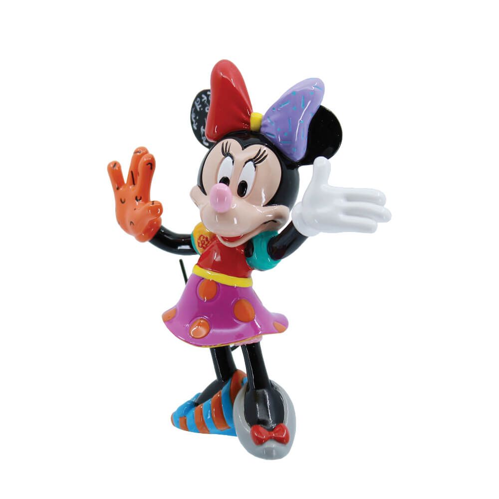 DISNEY BRITTO MINNIE MOUSE ARMS OUT MINI FIGURINE