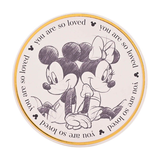 DISNEY CLASSIC COLLECTABLE COASTER MICKEY & MINNIE MOUSE