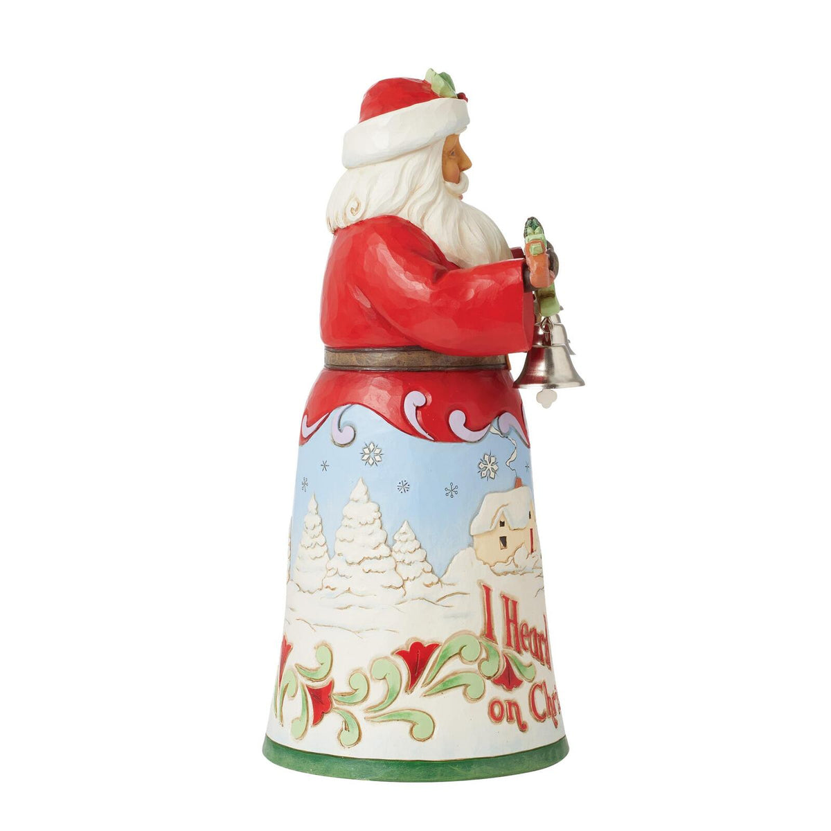 HEARTWOOD CREEK SANTA I HEARD THE BELLS 24CM
