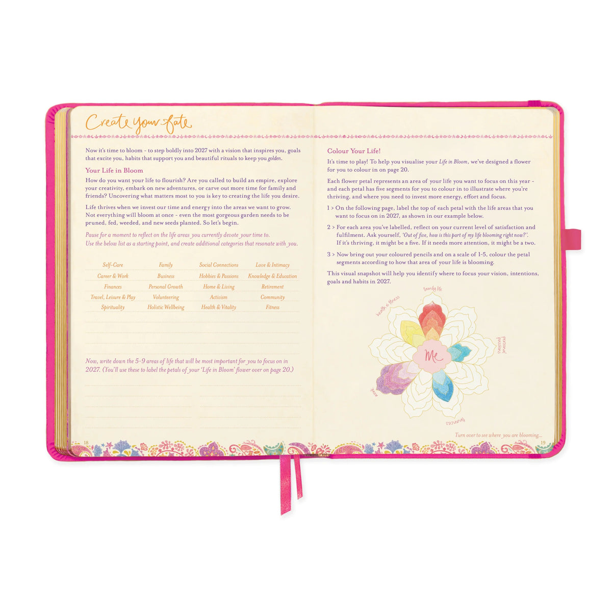 Intrinsic 2027 Diary Planner The Year To Rise Strong - Positively Pink