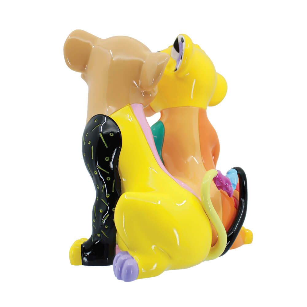 DISNEY BRITTO SIMBA & NALA LARGE FIGURINE