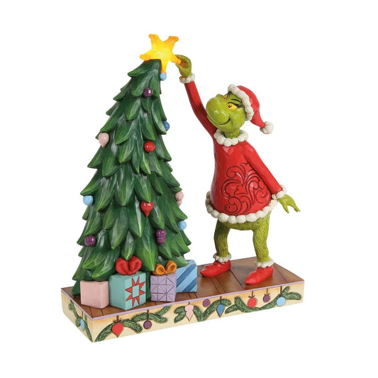 The Grinch By Jim Shore Grinch Pulling Tree Star