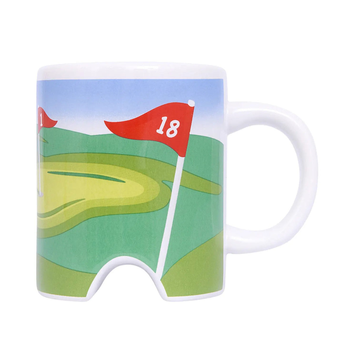 Golf Mug With Hole, Club And Ball