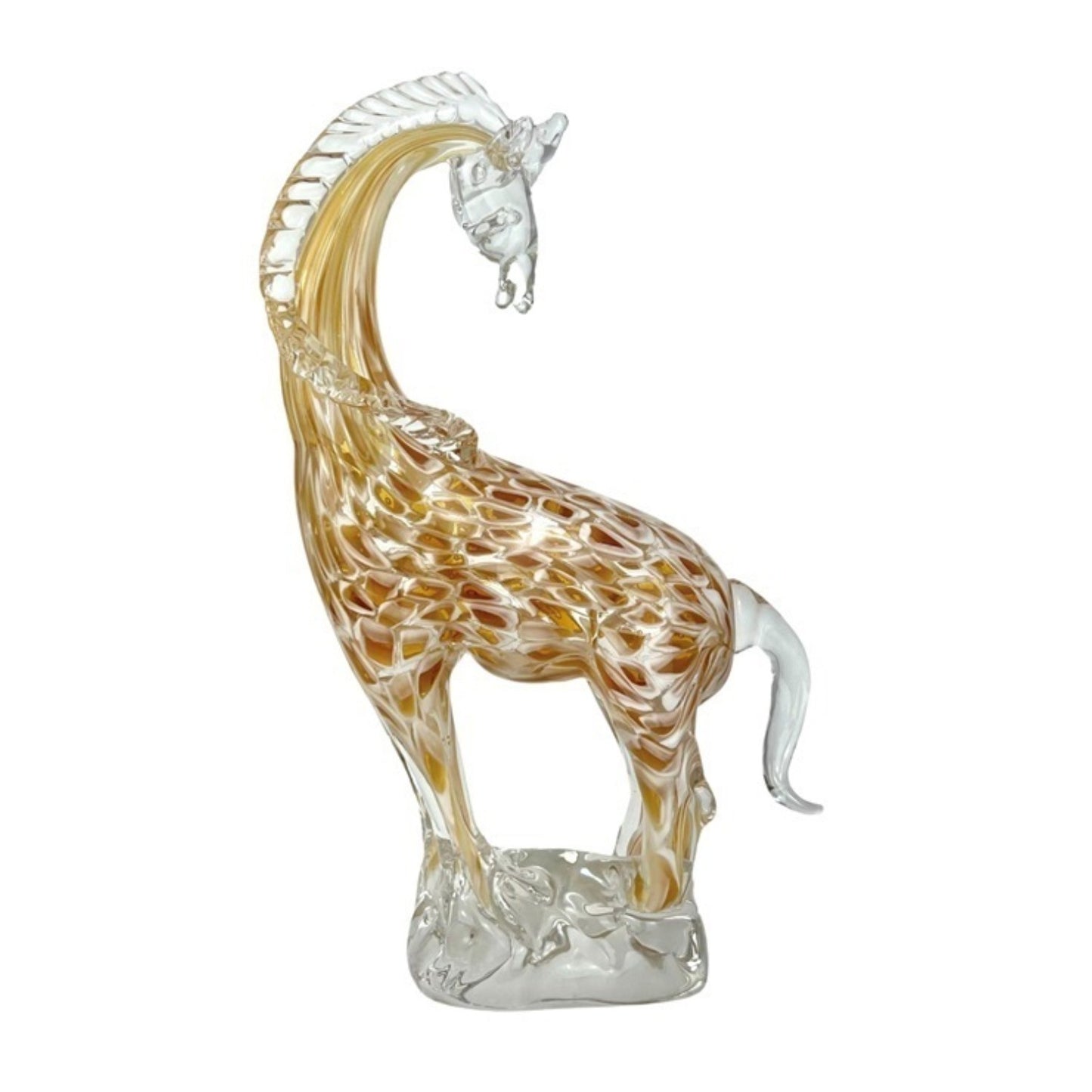 ZIBO ART GLASS GIRAFFE GIZMO