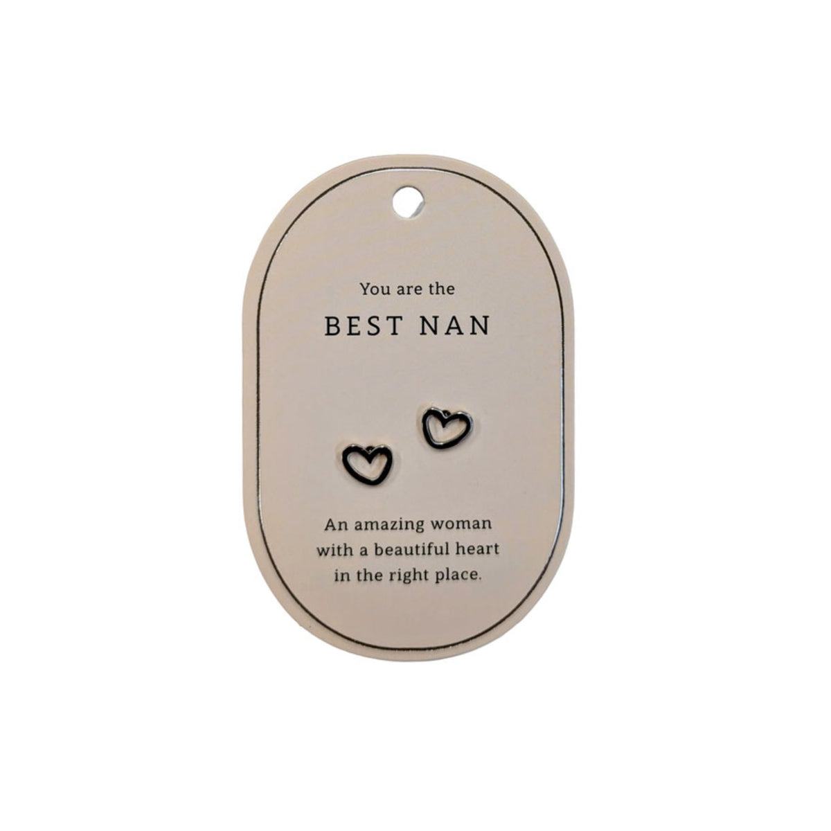 SWEETHEART NAN SILVER EARRINGS