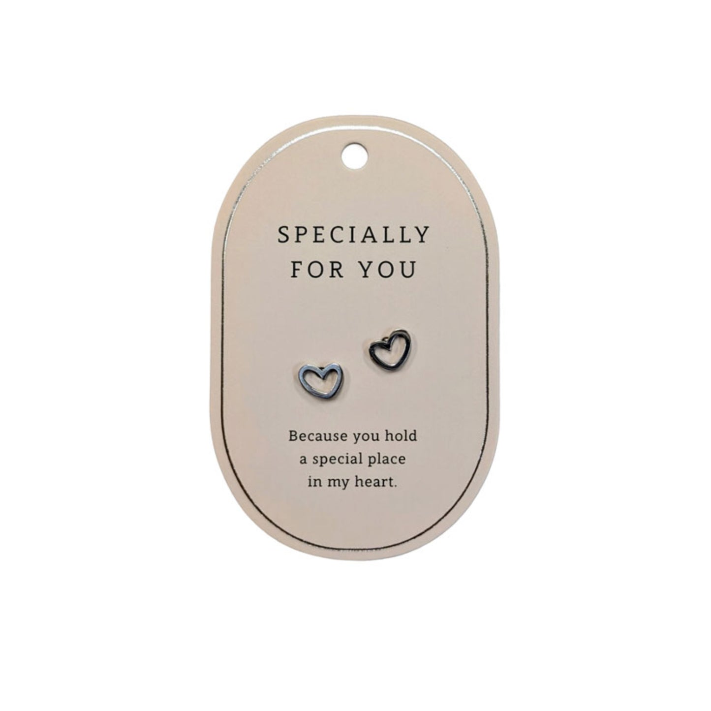 SWEETHEART FOR YOU SILVER EARRINGS