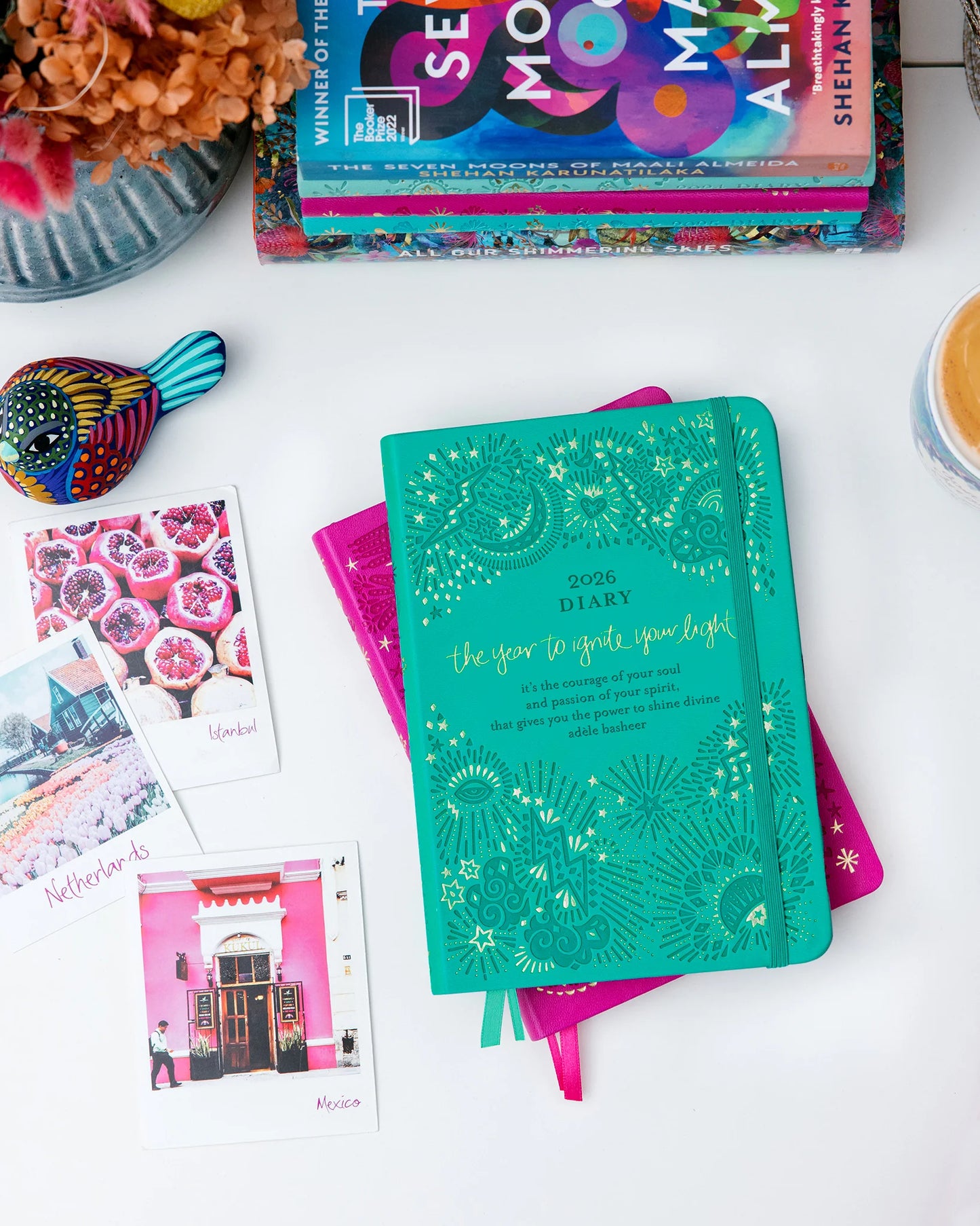 Intrinsic 2026 Diary The year to ignite your light - Turquoise Twist