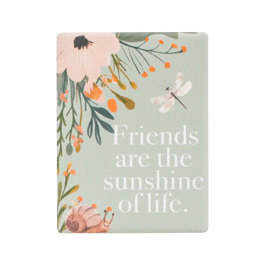 Ceramic Verse Magnet Cottage Grove Friends