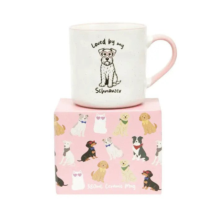 Dog Mug Loved By My Schnauzer