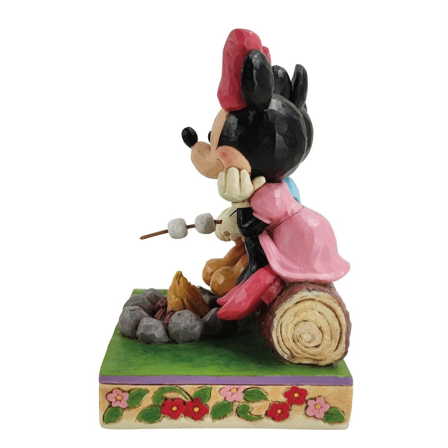 DISNEY TRADITIONS BY JIM SHORE MICKEY & MINNIE AROUND CAMPFIRE 15CM
